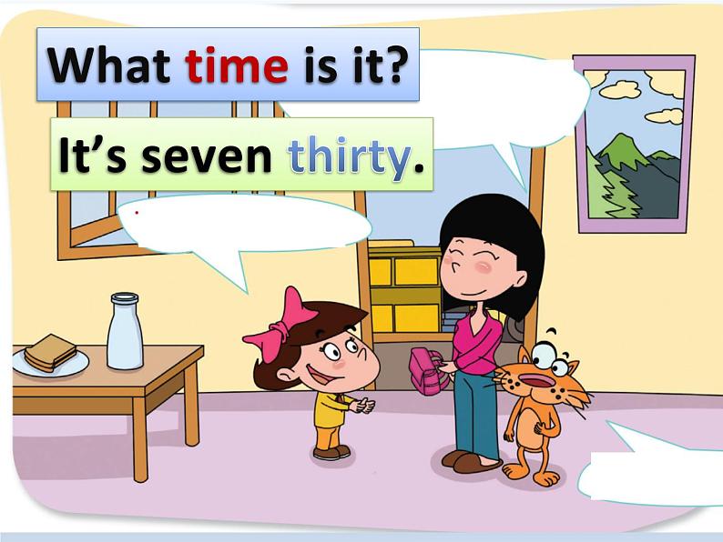 北京版小学二年级英语下册 UNIT ONE WHAT TIME IS IT?-Lesson 1 课件205