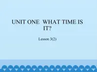 北京版小学二年级英语下册  UNIT ONE  Lesson 3   课件1