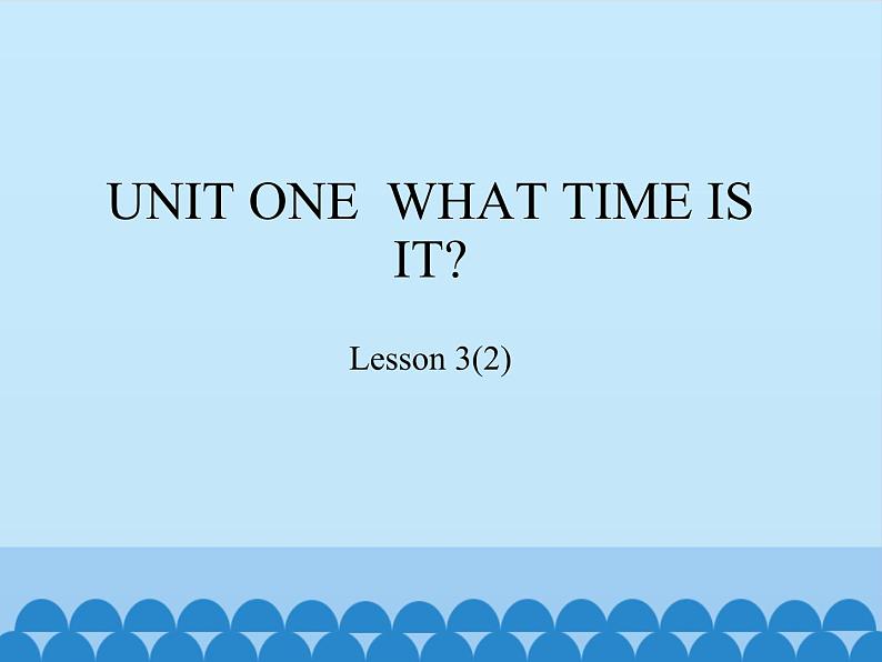 北京版小学二年级英语下册 UNIT ONE Lesson 3 课件1第1页