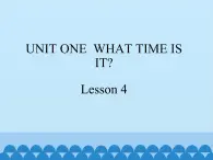 北京版小学二年级英语下册  UNIT ONE  Lesson 4   课件