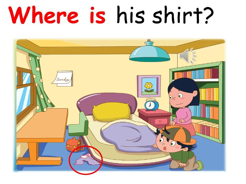 北京版小学二年级英语下册 UNIT FOUR WHERE IS MY SHIRT?-Lesson 13 课件2第7页