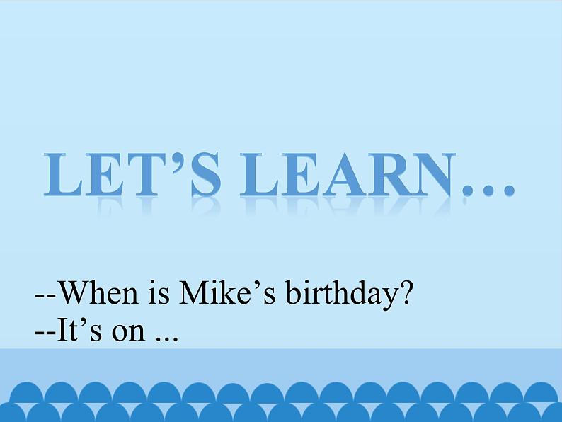 北京版小学三年级英语上册 UNIT ONE Lesson 3 课件第6页