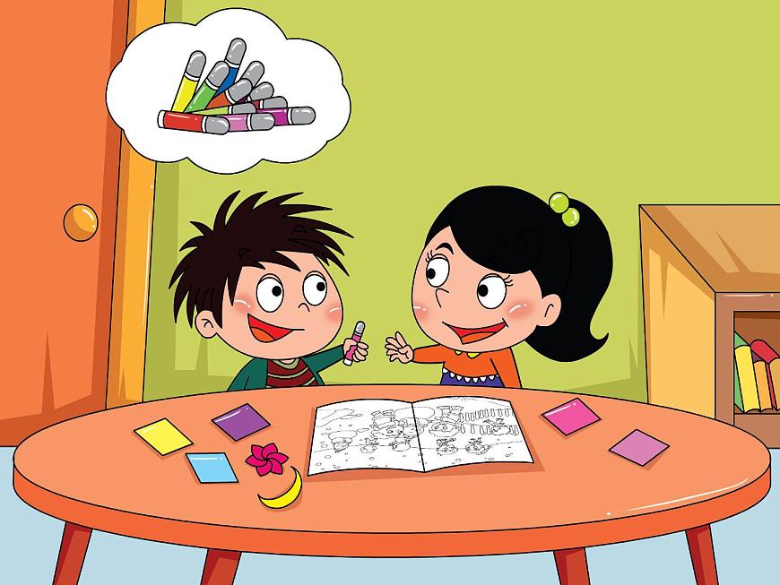 北京版小學三年級英語上冊 UNIT SIX  I HAVE FIFTY MARKERS-Lesson 19   課件1第5頁