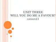 北京版小学四年级英语上册 UNIT THREE Lesson  11  课件1