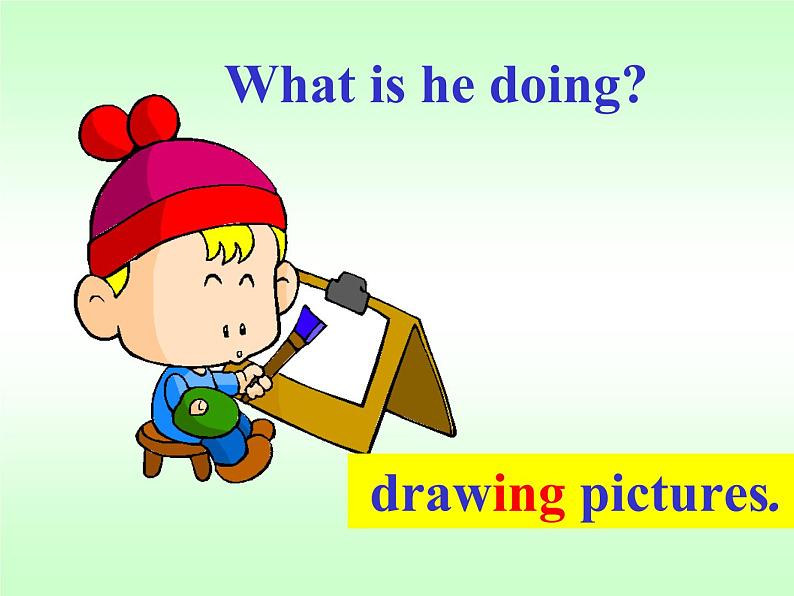 清华大学版小学英语三年级下册 UNIT 4 WHAT ARE YOU DOING LESSON-22 课件第2页