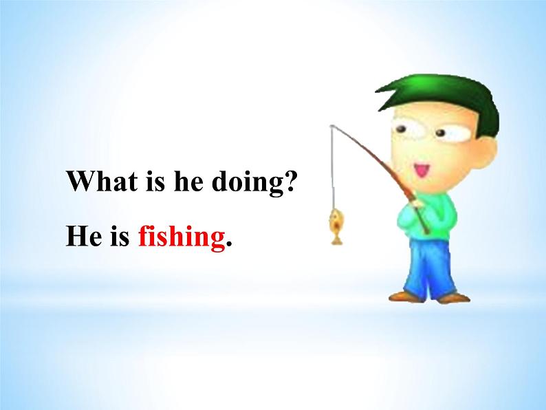 清华大学版小学英语三年级下册 UNIT 4 WHAT ARE YOU DOING LESSON-27 课件第3页