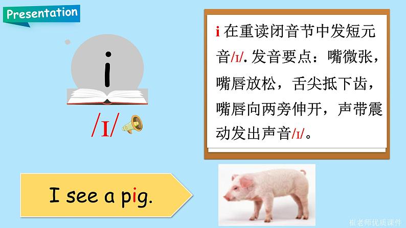 部编PEP三年级下册Unit 3 At the zoo PA Let 's spell (公开课) 课件第6页