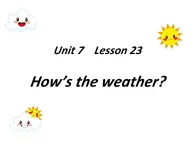 北京版小学四年级英语上册 UNIT SEVEN  WHAT IS NATURE？lesson23   课件1