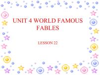 小学英语清华大学版六年级上册Unit 4 World famous fables教案配套ppt课件