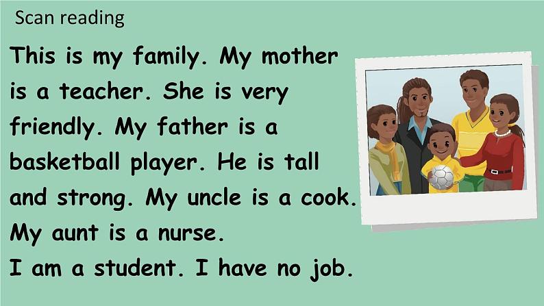 人教版 PEP小学英语四年级上册Unit 6 Meet my family! PB Read and write& Let's check& C Story time课件PPT06