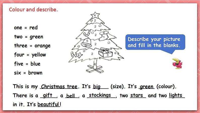川教版英语六上 Unit3 Lesson3《Merry Christmas》(3) 课件第5页