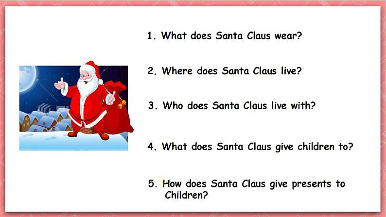 川教版英语六上 Unit3 Lesson3《Merry Christmas》(3) 课件第8页