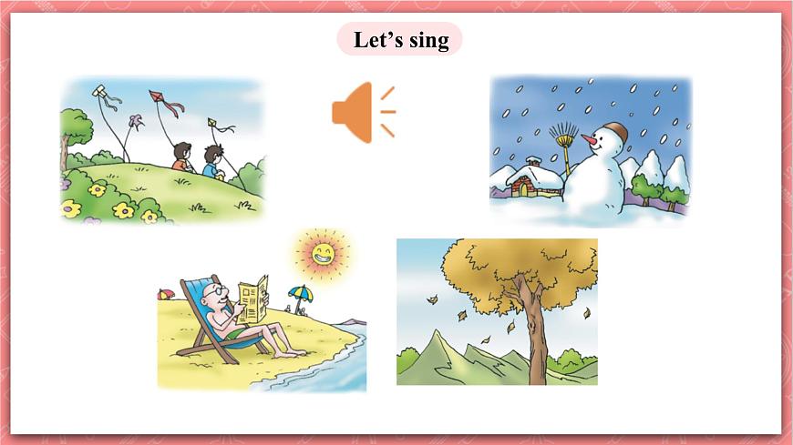 川教版英語四上 Unit2 Lesson3《What 's your favourite season》課件第2頁