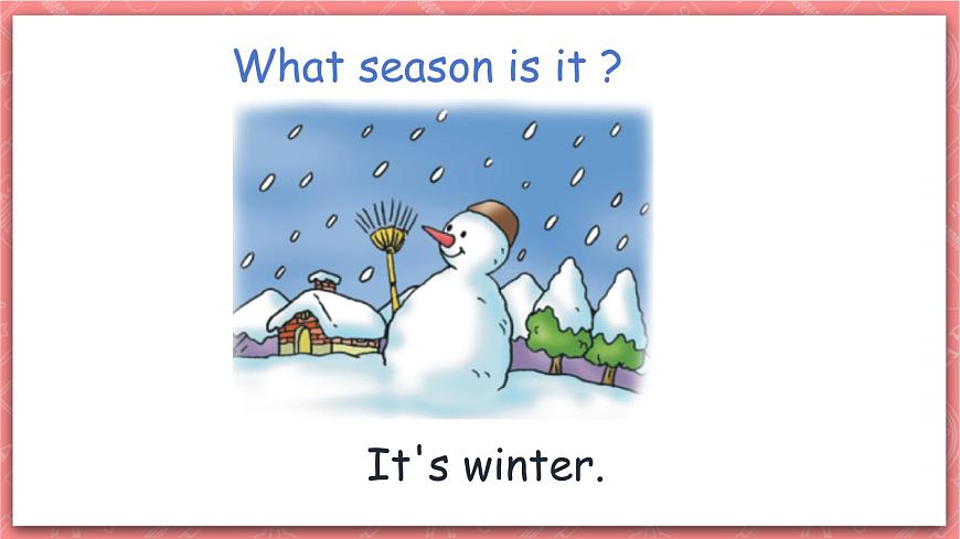 川教版英語四上 Unit2 Lesson3《What 's your favourite season》課件第7頁