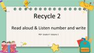 小学英语人教版 (PEP)四年级上册Recycle 2课文配套课件ppt