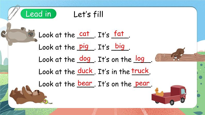 Unit 4 We love animals PA Let's talk 课件-2023-2024学年小学英语三年级上册 (人教PEP版)04