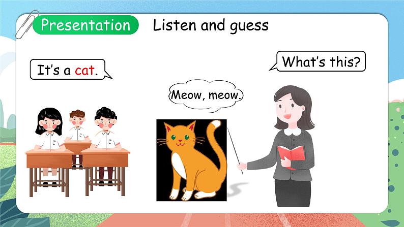 Unit 4 We love animals PA Let's talk 课件-2023-2024学年小学英语三年级上册 (人教PEP版)07