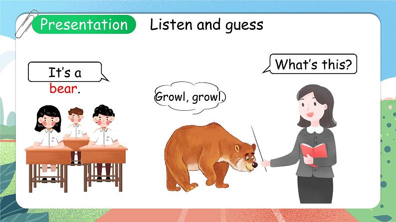 Unit 4 We love animals PA Let's talk 课件-2023-2024学年小学英语三年级上册 (人教PEP版)08