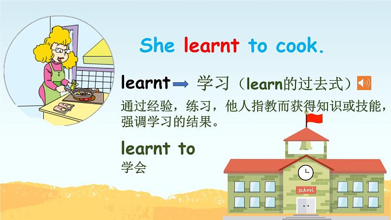 外研版小学英语五年级下册Module 2 Unit 1 She learnt English课件PPT06