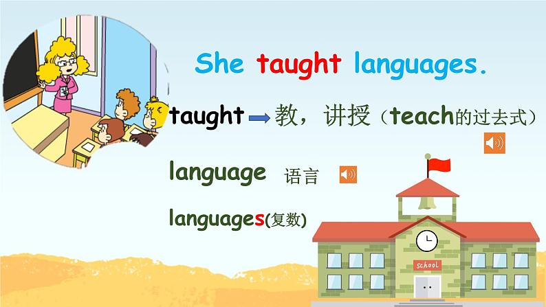 外研版小学英语五年级下册Module 2 Unit 1 She learnt English课件PPT07