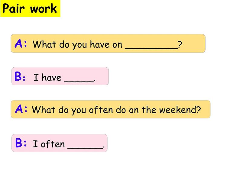 Unit 2 My week Part C Read and write 课件(五上)06
