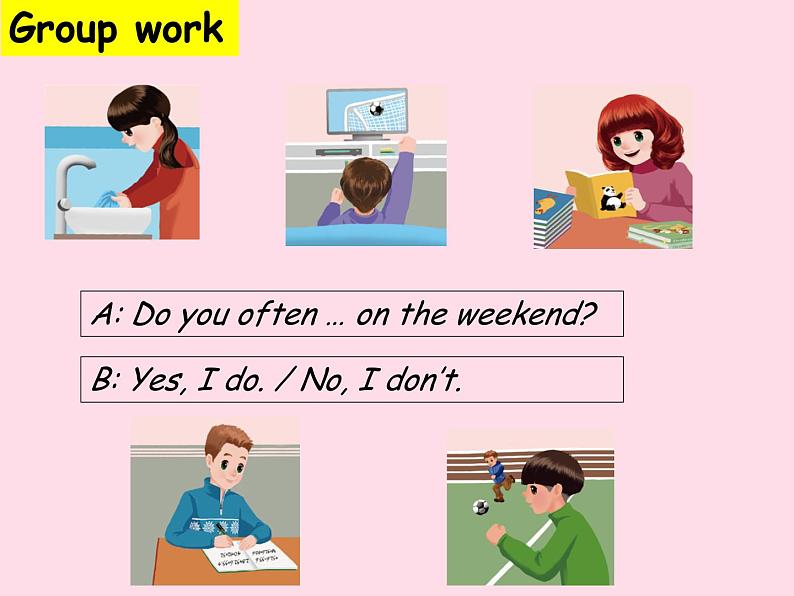Unit 2 My week Part C Read and write 课件(五上)08