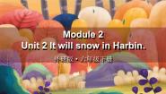 小学Unit 2  It will snow in Harbin集体备课课件ppt