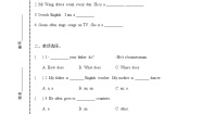 小学英语人教版 (PEP)六年级上册Unit 5 What does he do? Part A随堂练习题