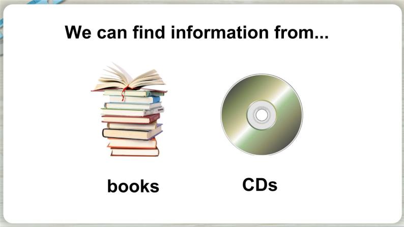 Module 4 Unit 2 We can find information from books and CDs（课件+素材）外研版（三起）英语五年级下05