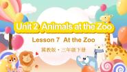 冀教版 (三年级起点)三年级下册Lesson 7 At the Zoo优质课ppt课件