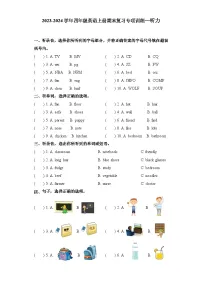 2023-2024学年四年级英语上册期末复习专项训练—听力