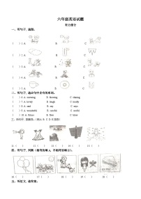 2022-2023学年山东省潍坊市诸城市文化路小学外研版（三起）六年级下册月考英语试卷(无答案)