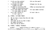 英语外研版 (三年级起点)Unit 1 I don’t believe it.优秀课堂检测