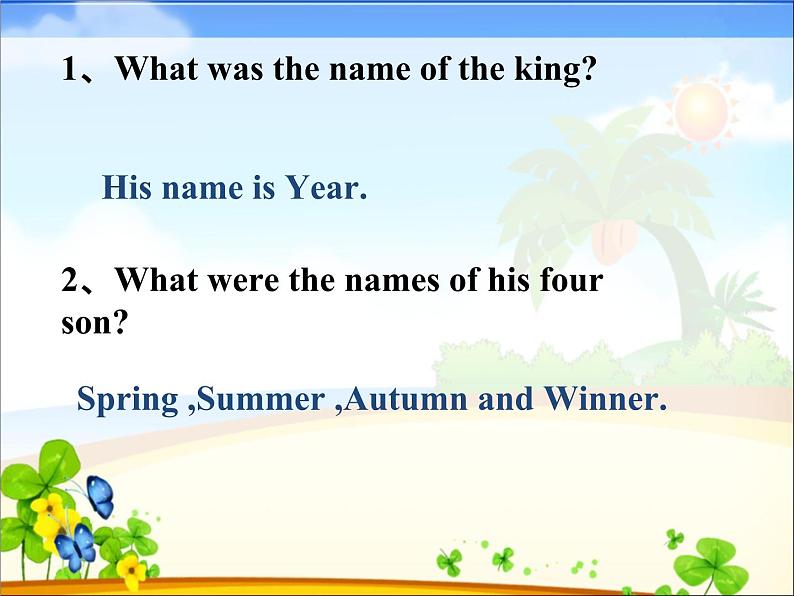 清华版(一起)小学英语四年级下册 同步课件 《Unit 4 Seasons and months of the year lesson23》 课件第4页
