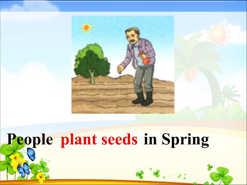 清华版(一起)小学英语四年级下册 同步课件 《Unit 4 Seasons and months of the year lesson23》 课件第6页