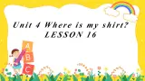 【核心素养目标】北京版小学英语 二年级下册 《Lesson16》课件+教案（含教学反思）