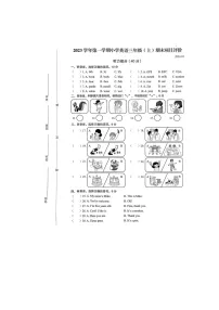 浙江省温州市瑞安市2023-2024学年三年级上学期期末英语试题+