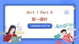 人教版pep英语五年级下册 Unit 1 Part A (第1课时)课件