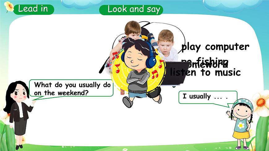人教版PEP英語(yǔ)六下Unit2 第1課時(shí)Part A Let’s learn & Do a survey and report 課件第6頁(yè)