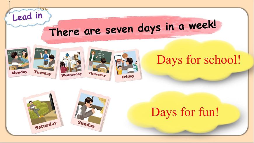【素養(yǎng)達(dá)標(biāo)】人教PEP版五年級(jí)下冊(cè)-Unit 1 My day PA Let's learn（課件）第7頁(yè)