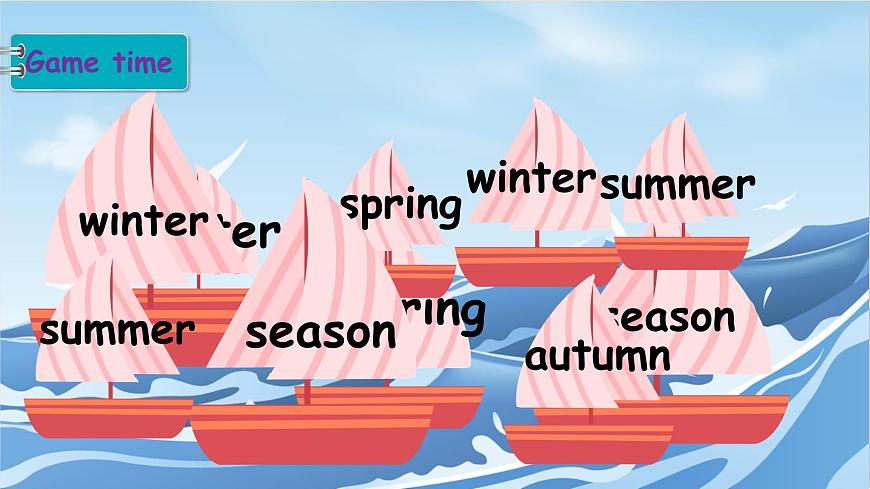 【素養(yǎng)達(dá)標(biāo)】人教PEP版五年級(jí)下冊(cè)-Unit 2 My favourite season PA let's spell（課件）第7頁(yè)