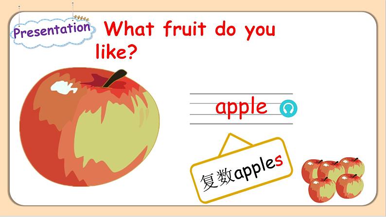 【素养达标】人教PEP版三年级下册-Unit 5 Do you like pears PA Let's learn (课件+教案+习题)08