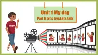 小学英语人教版 (PEP)五年级下册Unit 1 My day Part C教学课件ppt