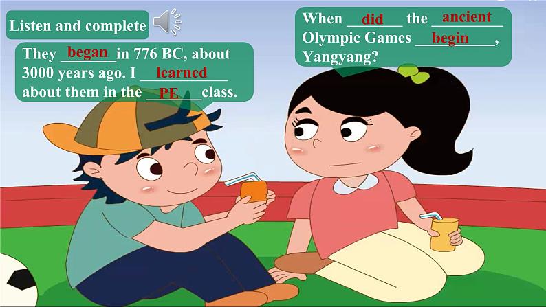 北京版六上 Unit 5 When did the ancient Olympic Games begin?Lesson15课件34张第5页