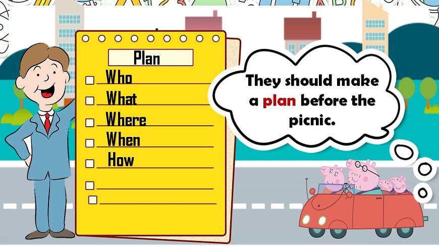 【趣味公開課課堂】外研版三起英語六下 Module2 Unit1 when are we going to eat  課件第5頁