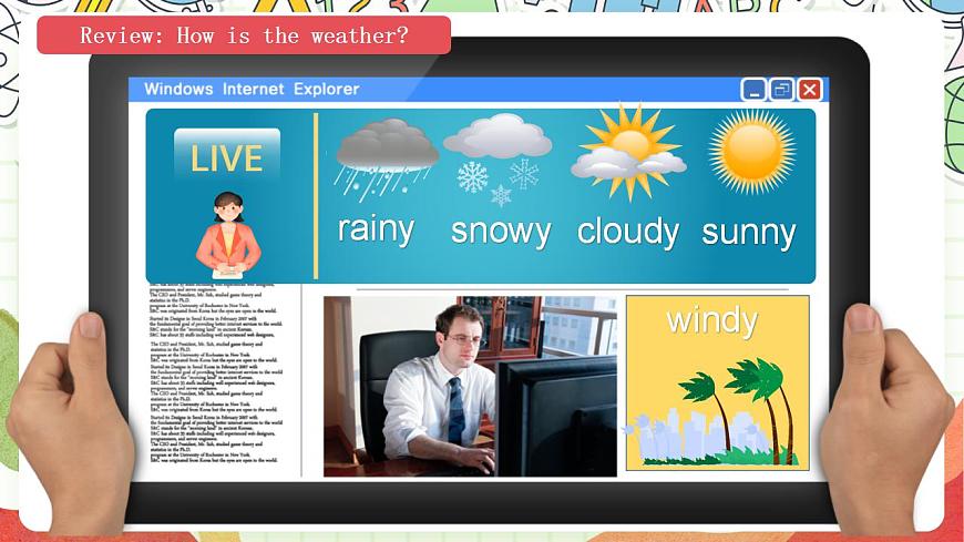 【趣味公開(kāi)課課堂】外研版三起英語(yǔ)六下 Module2 Unit2 It will snow in Harbin 課件第2頁(yè)