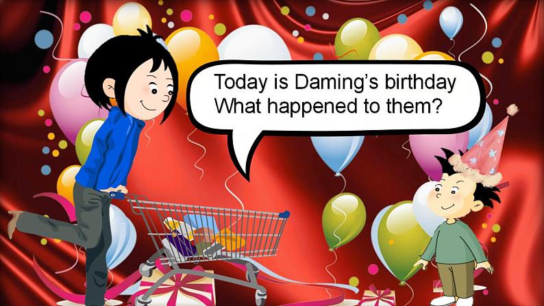 【趣味公开课课堂】外研版三起英语六下 Module4 Unit1 The balloons are flying away 课件05