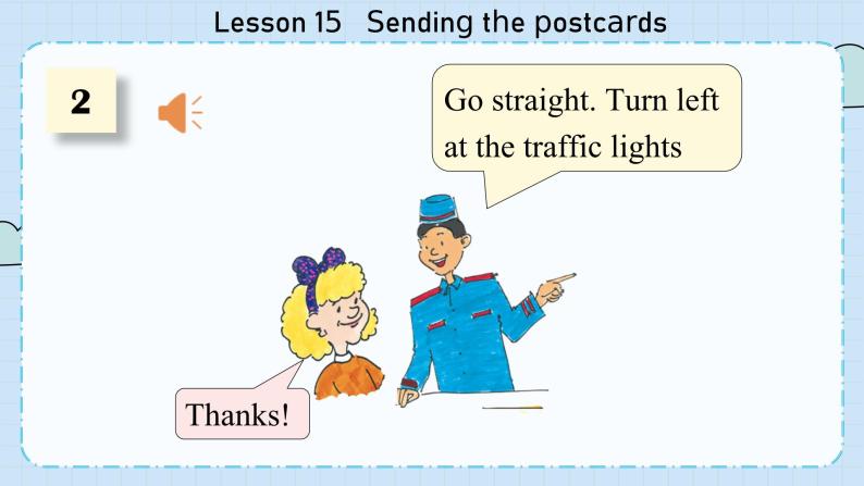 冀教版英语5年级下册 Unit 3 Lesson15   Sending the postcards PPT课件06