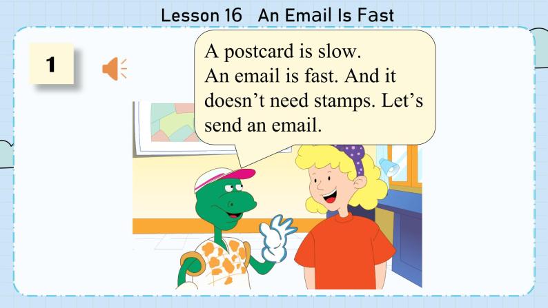冀教版英语5年级下册 Unit 3 Lesson16   An Email Is Fast PPT课件07