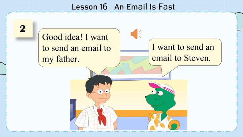 冀教版英语5年级下册 Unit 3 Lesson16   An Email Is Fast PPT课件08